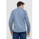 Сорочка чоловіча в смужку, колір сіро-блакитний, 186RM01