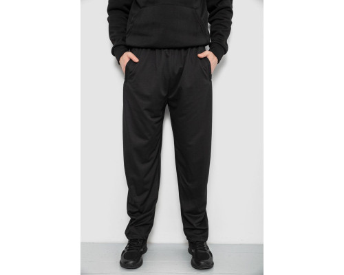 Спортивні штани чоловічі, колір чорний, 244R41399
