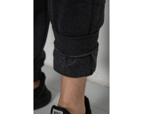 Спортивні штани чоловічі на флісі, колір сірий, 244R41526