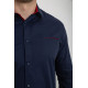 Сорочка чоловіча, колір темно-синій, 214R7186