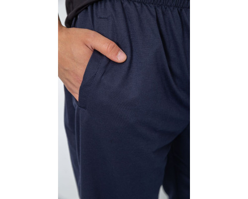Спортивні штани чоловічі, колір темно-синій, 244R0668