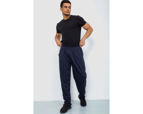 Спортивні штани чоловічі, колір темно-синій, 244R0668