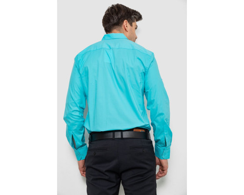 Сорочка чоловіча, колір бірюзовий, 214R7114