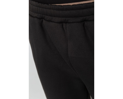 Спорт чоловічі штани на флісі, колір чорний, 238R56910