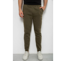 Спорт чоловічі штани на флісі, колір зелений, 238R56910