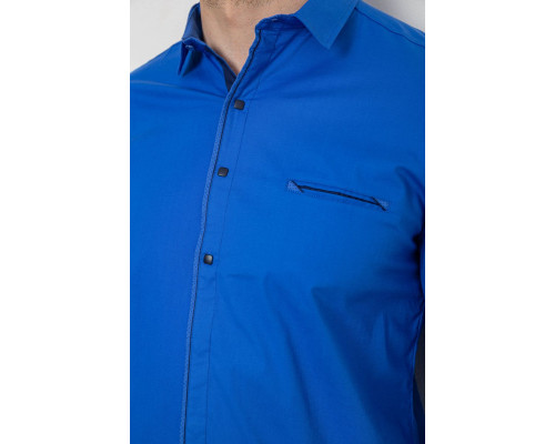 Сорочка чоловіча, колір електрик, 214R7083