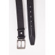 Чорний чоловічий ремінь, з класичною пряжкою, 196R35U1W79