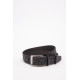 Чорний чоловічий ремінь, з класичною пряжкою, 196R35U1W79