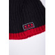 Чоловіча шапка, чорно-червоного кольору, 167R7785
