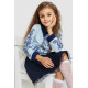 Блузка ошатна для дівчаток, колір синьо-блакитний, 172R026