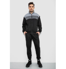 Спортивний костюм чоловічий, колір чорно-сірий, 244R9160
