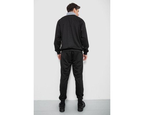 Спортивний костюм чоловічий, колір чорно-сірий, 244R9160