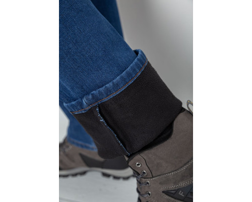 Джинси чоловічі на флісі, колір синій, 254R2408