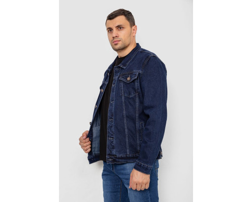 Куртка чоловіча джинсова, колір темно-синій, 244RMA005