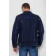 Куртка чоловіча джинсова, колір темно-синій, 244RMA005