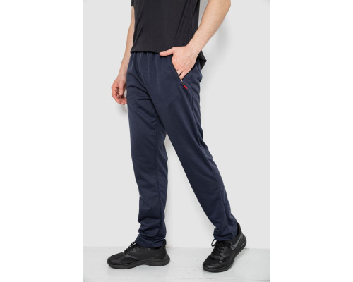 Спорт штани чоловічі, колір темно-синій, 244R41734