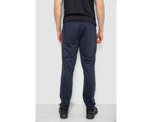 Спорт штани чоловічі, колір темно-синій, 244R41734