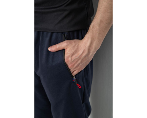 Спорт штани чоловічі, колір темно-синій, 244R41734