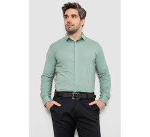 Сорочка чоловіча однотонна, колір оливковий, 186R2100