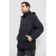 Куртка чоловіча зимова подовжена, колір чорний, 241R2022-21