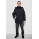 Куртка чоловіча зимова подовжена, колір чорний, 241R2022-21