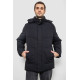 Куртка чоловіча зимова подовжена, колір чорний, 241R2022-21