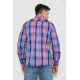 Сорочка чоловіча в клітинку, колір блакитний, 214R0746
