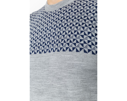 Светр чоловічий, колір сіро-синій, 161R898