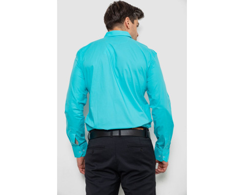 Сорочка чоловіча, колір бірюзовий, 214R7150
