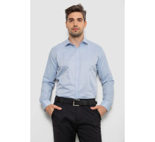 Сорочка чоловіча з довгим рукавом, колір блакитний, 214R836