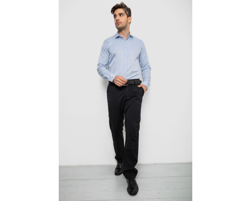 Сорочка чоловіча з довгим рукавом, колір блакитний, 214R836