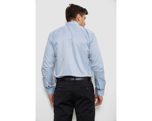 Сорочка чоловіча з довгим рукавом, колір блакитний, 214R836