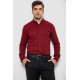 Сорочка чоловіча з принтом, колір бордовий, 214R7365