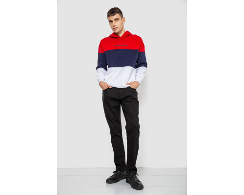 Джинси чоловічі середньої посадки, колір чорний, 244R8348