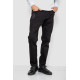 Джинси чоловічі середньої посадки, колір чорний, 244R8348