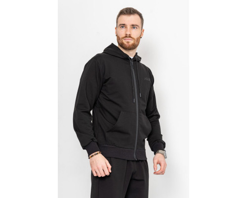 Спорт костюм чоловічий демісезонний, колір чорний, 241R175