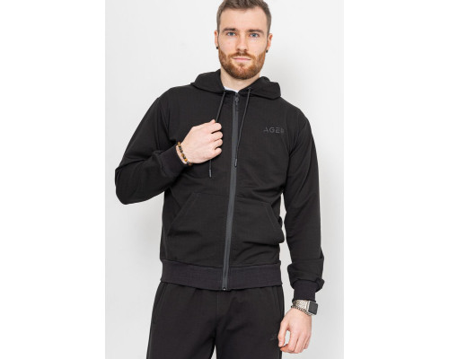 Спорт костюм чоловічий демісезонний, колір чорний, 241R175