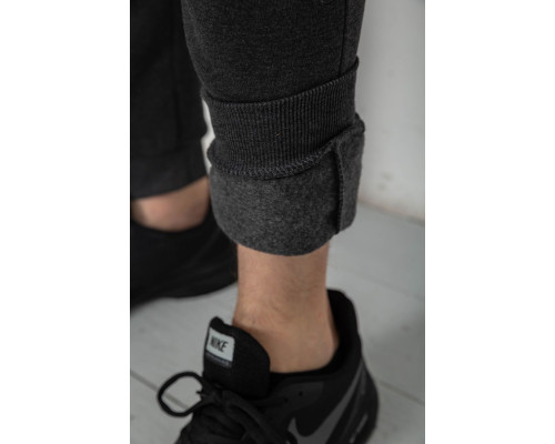 Спортивні штани чоловічі на флісі, колір сірий, 244R41558