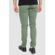 Джинси чоловічі однотонні, колір хакі, 247R6301