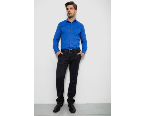 Сорочка чоловіча, колір електрик, 214R7004