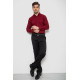 Сорочка чоловіча з принтом, колір бордовий, 214R7365-1