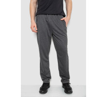 Спорт штани чоловічі, колір темно-сірий, 244R401