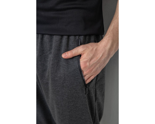 Спорт штани чоловічі, колір темно-сірий, 244R401