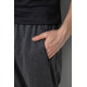 Спорт штани чоловічі, колір темно-сірий, 244R401