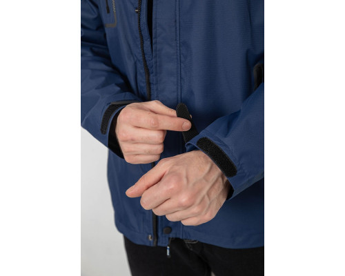 Куртка чоловіча демісезонна з капюшоном, колір синій, 244RL-2515AL