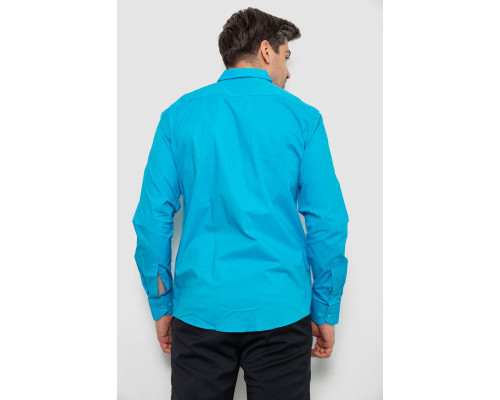 Сорочка чоловіча однотонна, колір блакитний, 214R7466