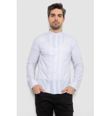 Сорочка чоловіча однотонна, колір білий, 186R2033