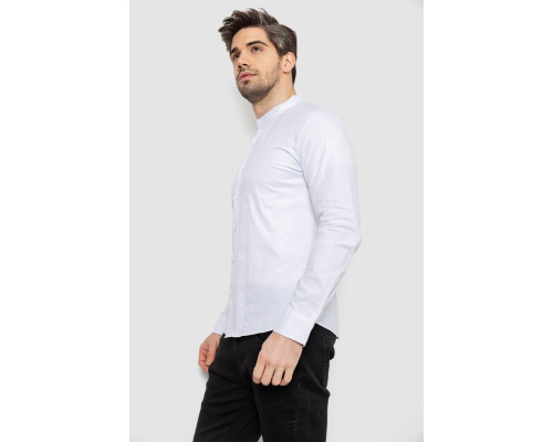 Сорочка чоловіча однотонна, колір білий, 186R2033