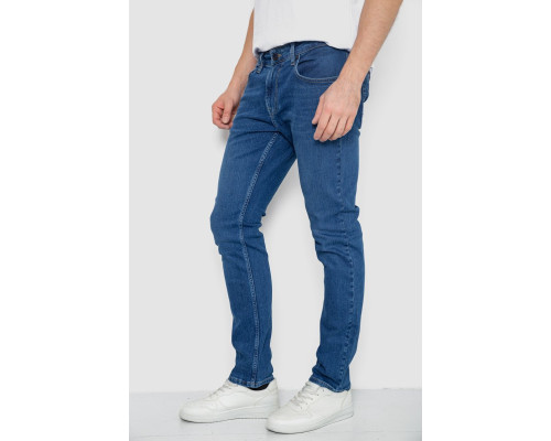 Джинси чоловічі однотонні, колір синій, 247R1085