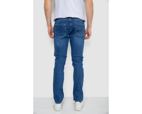Джинси чоловічі однотонні, колір синій, 247R1085